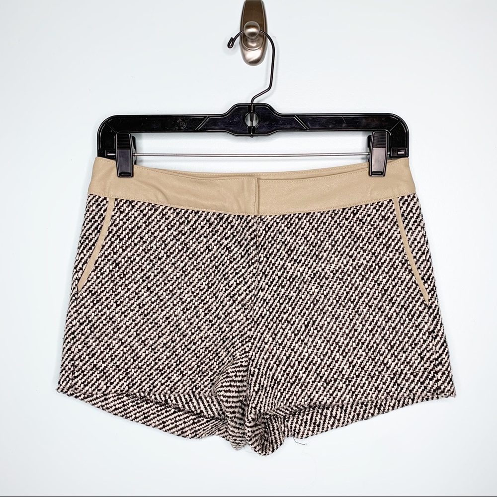 Jealous Tomato Tweed Wool Blend Shorts